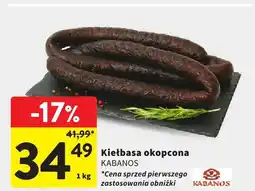 Intermarche Kiełbasa okopcona KABANOS oferta