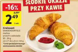 Intermarche Croissant VANDEMOORTELE malina orzech-czekolada oferta