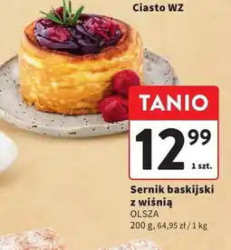 Intermarche Sernik baskijski z wiśnią OLSZA oferta