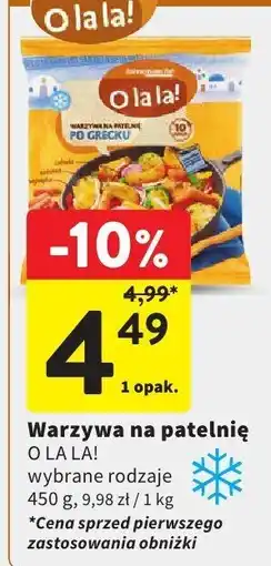 Intermarche Warzywa na patelnię O LA LA! wybrane rodzaje oferta