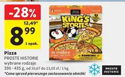 Intermarche Pizza PROSTE HISTORIE wybrane rodzaje oferta