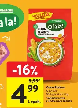 Intermarche Płatki Corn Flakes O LA LA! płatki kukurydziane oferta