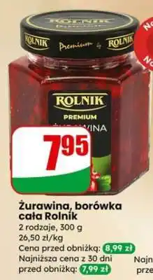 Dino żurawina, borówka cała Rolnik oferta