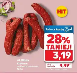 Kaufland Kiełbasa myśliwska, jalowcowa oferta