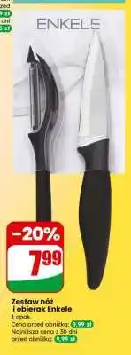 Dino Zestaw nóż i obierak Enkele oferta