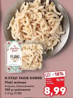Kaufland Flaki wołowe gotowane, blanszowane oferta