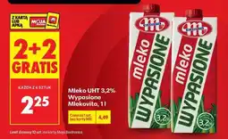Biedronka Mleko UHT 3,2 Wypasione Mlekovita 1l oferta