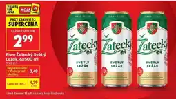 Biedronka Piwo Žatecký Světlý Ležák 6x500 ml oferta