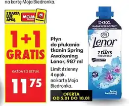 Biedronka Płyn do płukania tkanin Spring Awakening Lenor, 987 ml oferta
