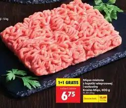 Biedronka Mięso mielone z łopatki wieprzowej i wołowiny Kraina Mięs 400 g oferta
