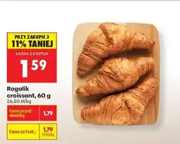 Biedronka Rogalik croissant 60 g oferta