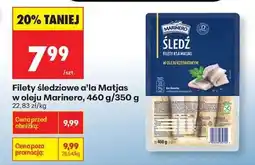Biedronka Filety śledziowe a' la Matjas w oleju Marinero, 460 g/350 g oferta