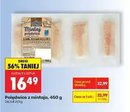 Biedronka Poledwice z mintaja 450 g oferta