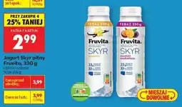 Biedronka Jogurt Skyr pitny Fruvita, 330 g oferta