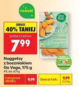 Biedronka Nuggetsy z boczniakiem Go Vege, 175 g oferta