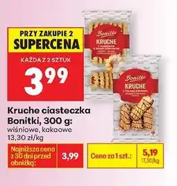 Biedronka Kruche ciasteczka Bonitki 300 g oferta
