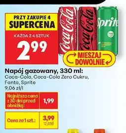 Biedronka Napój gazowany, 330 ml oferta