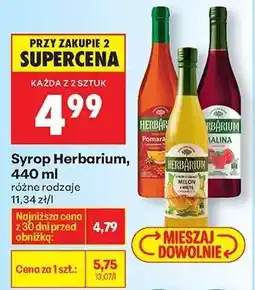 Biedronka Syrop Herbarium 440 ml oferta