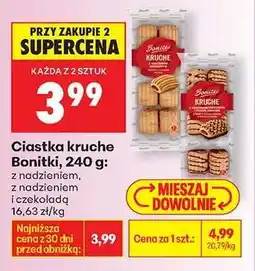 Biedronka Ciastka kruche Bonitki, 240 g oferta