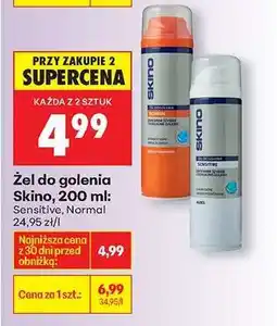Biedronka Żel do golenia Skino, 200 ml oferta