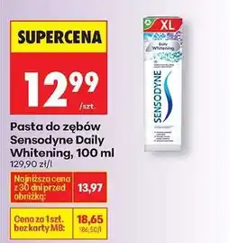 Biedronka PASTA DO ZĘBÓW SENSODYNE DAILY WHITENING, 100 ML oferta