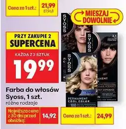 Biedronka Farba do włosów Syoss , 1 szt oferta