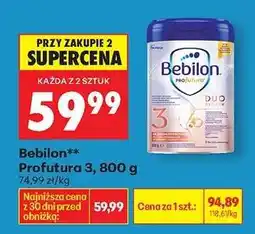 Biedronka Bebilon* Profutura 3, 800 g oferta