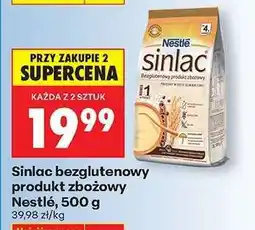Biedronka Sinlac bezglutenowy produkt zbożowy Nestlé , 500 g oferta