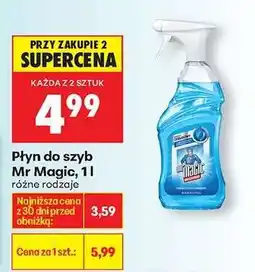 Biedronka Płyn do szyb Mr Magic, 1l oferta
