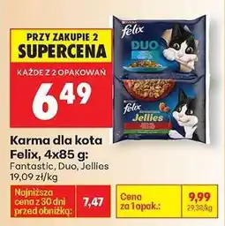 Biedronka Karma dla kota Felix, 4x85 g oferta