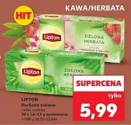 Kaufland Herbata zielona różne rodzaje oferta