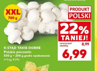 Kaufland K-Stąd Takie Dobre Polskie pieczarki oferta