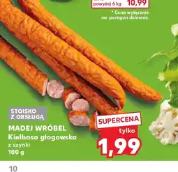 Kaufland MADEJ WROBEL Kiełbasa głogowska oferta