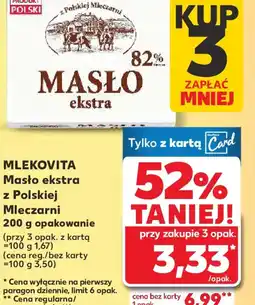 Kaufland MLEKOVITA Masło ekstra oferta
