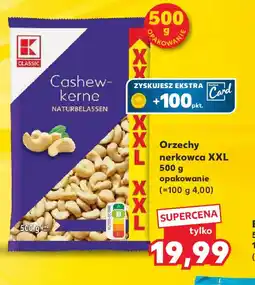 Kaufland K-Classic Orzechy nerkowca XXL oferta