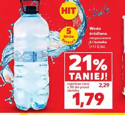 Kaufland Woda źródlana oferta