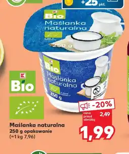 Kaufland K Bio Maślanka naturalna oferta