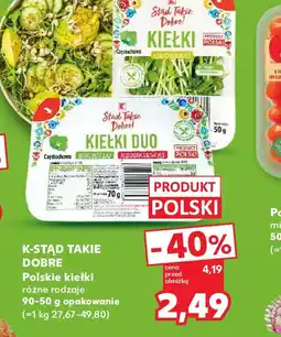 Kaufland Polskie kiełki K-stąd Takie Dobre oferta