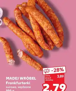 Kaufland Madej Wróbel Frankfuterki oferta