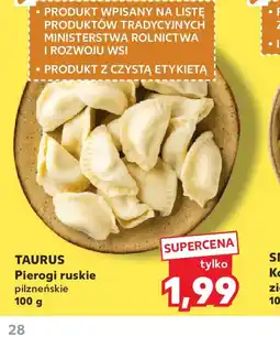 Kaufland Taurus Pierogi ruskie oferta