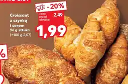 Kaufland Croissant z szynką i serem oferta