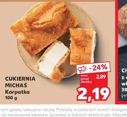 Kaufland Cukiernia Michaś Karpatka oferta