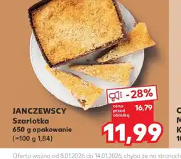 Kaufland Janczewscy Szarlotka oferta