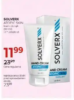 Jawa Drogerie Solverx Atopic Skin krem do rąk oferta