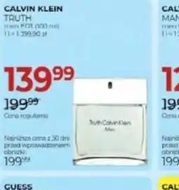 Jawa Drogerie Calvin Klein Truth men EDT oferta