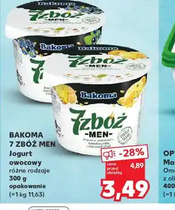 Kaufland Bakoma 7 Zbóż Men Jogurt oferta
