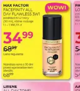 Jawa Drogerie Max Factor Facefinity All Day Flawless 3W1 podkład oferta