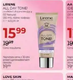 Jawa Drogerie Lirene All Day Tone! oferta
