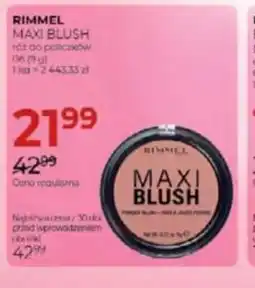 Jawa Drogerie Rimmel Maxi Blush oferta