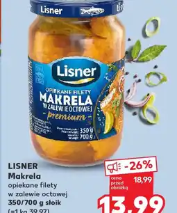 Kaufland Lisner Makrela opiekane filety oferta